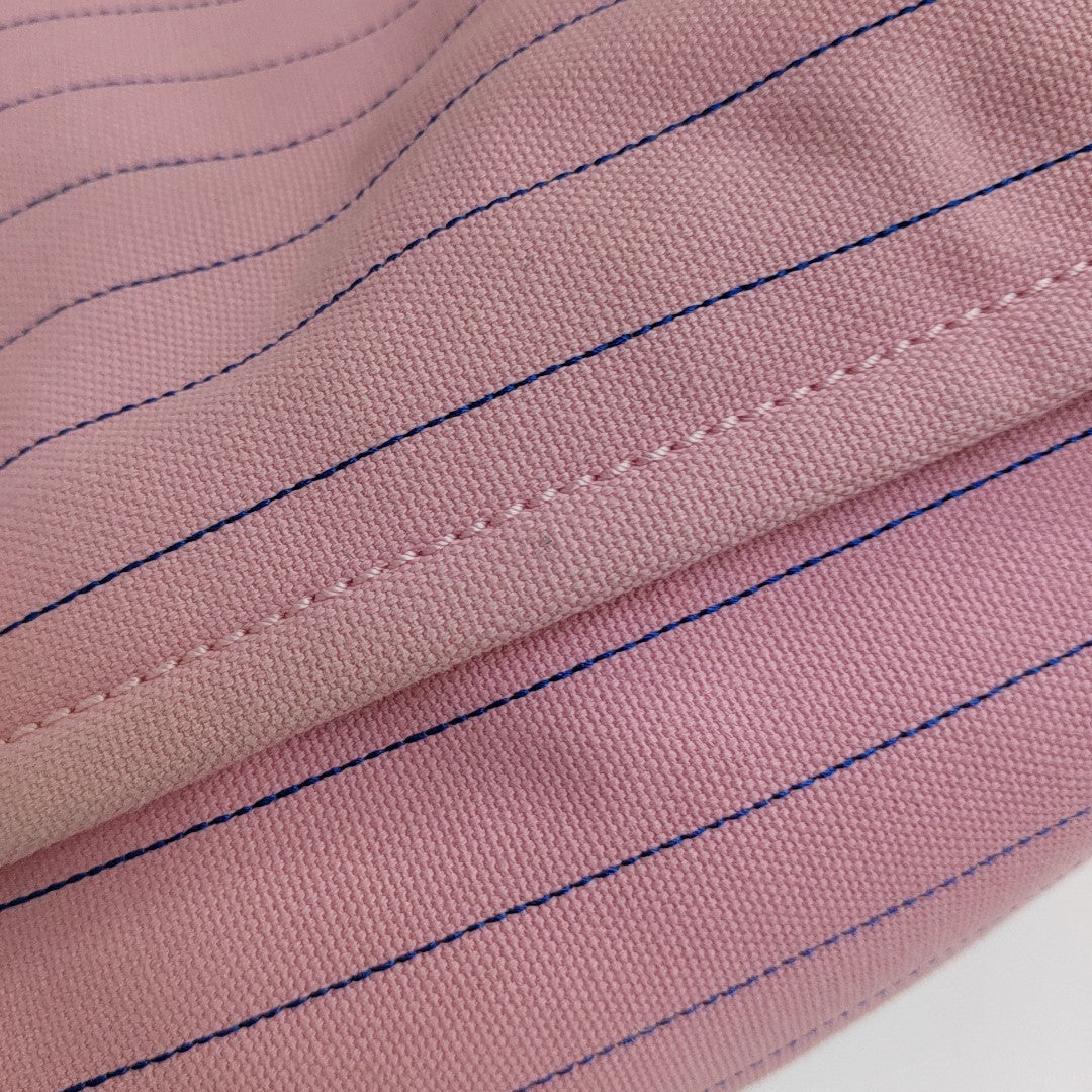 DEAUVILLE Large Quilted Canvas Pink