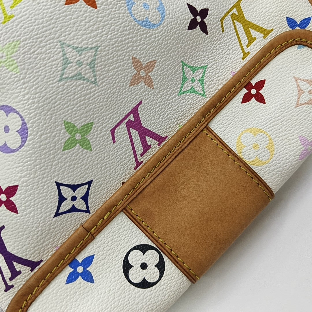 LV × TM ANNIE Monogram Coated Canvas White
