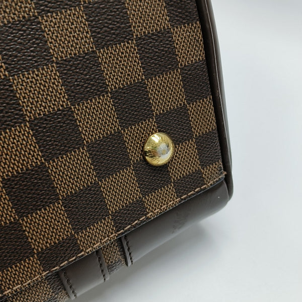BERKELEY Damier Ebene Coated Canvas Brown