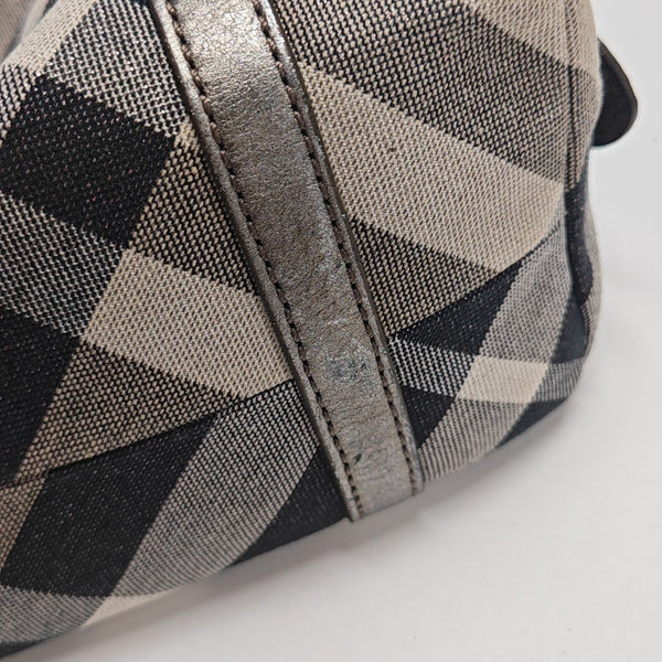 Canvas Top Handle Bag Gray