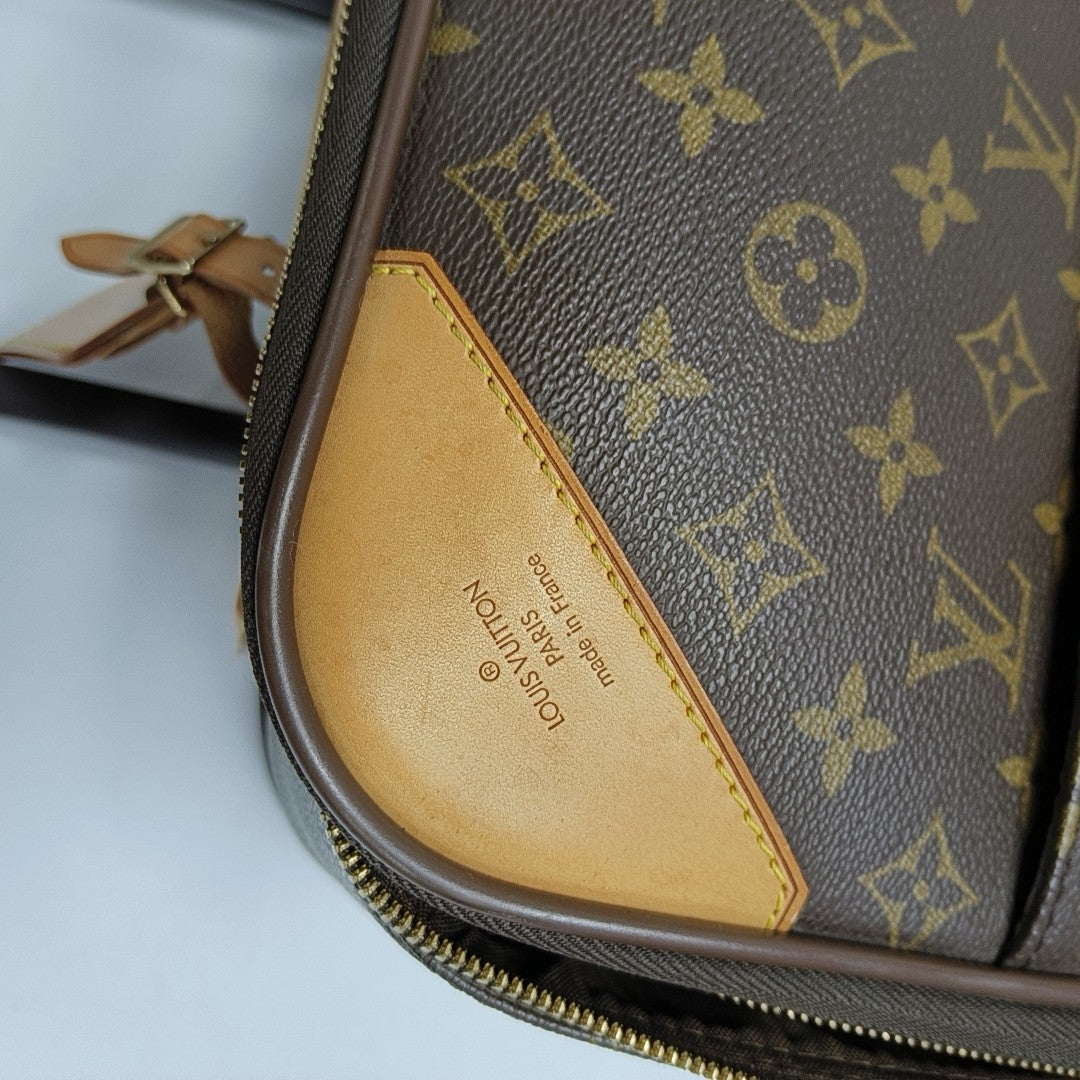 PEGASE 45 Monogram Coated Canvas Brown