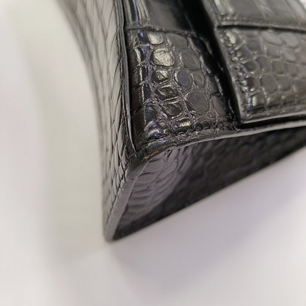 Hourglass S Calfskin Black