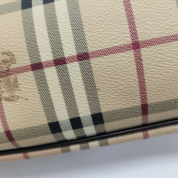 Coated Canvas Tote Bag Beige