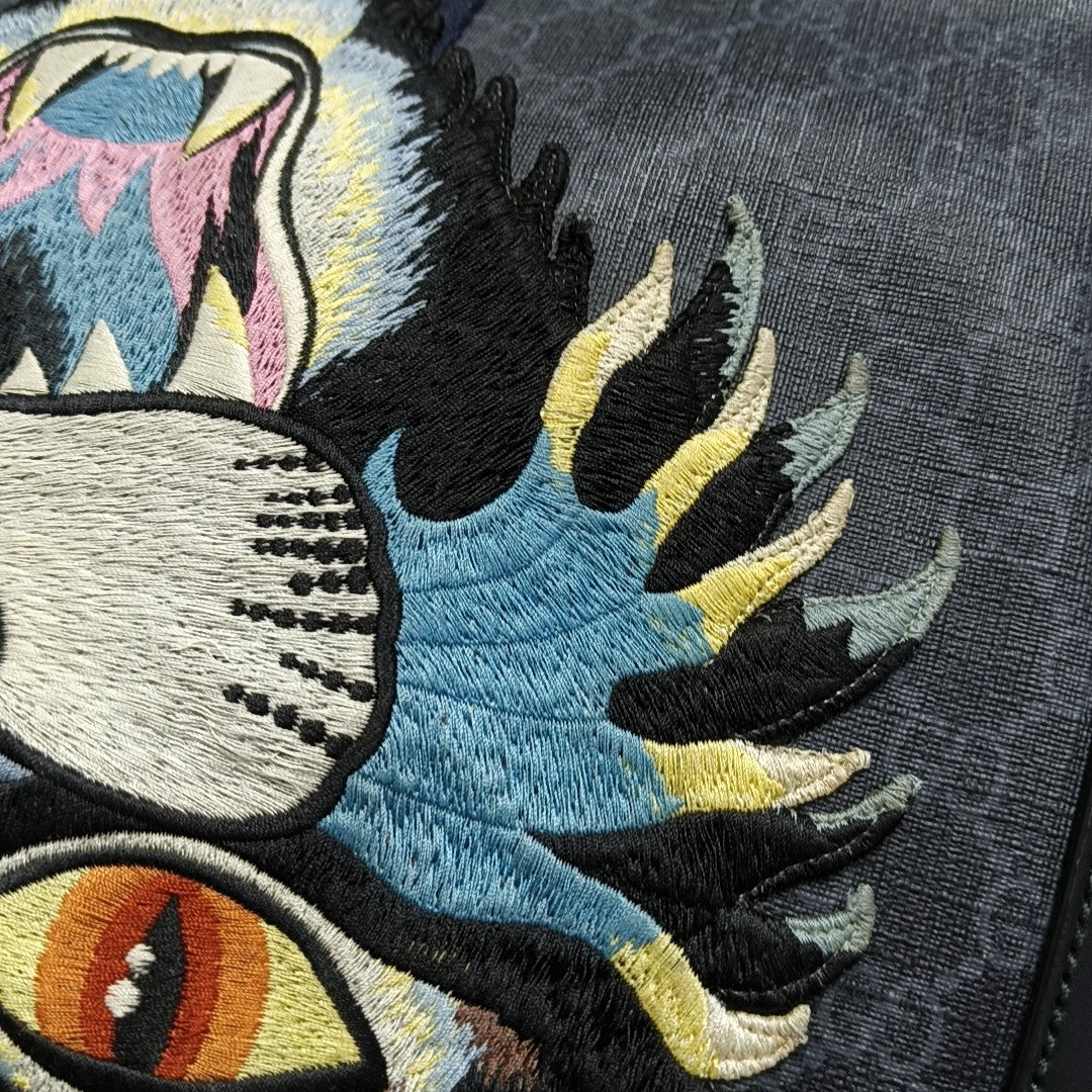 Monogram Coated Canvas Black