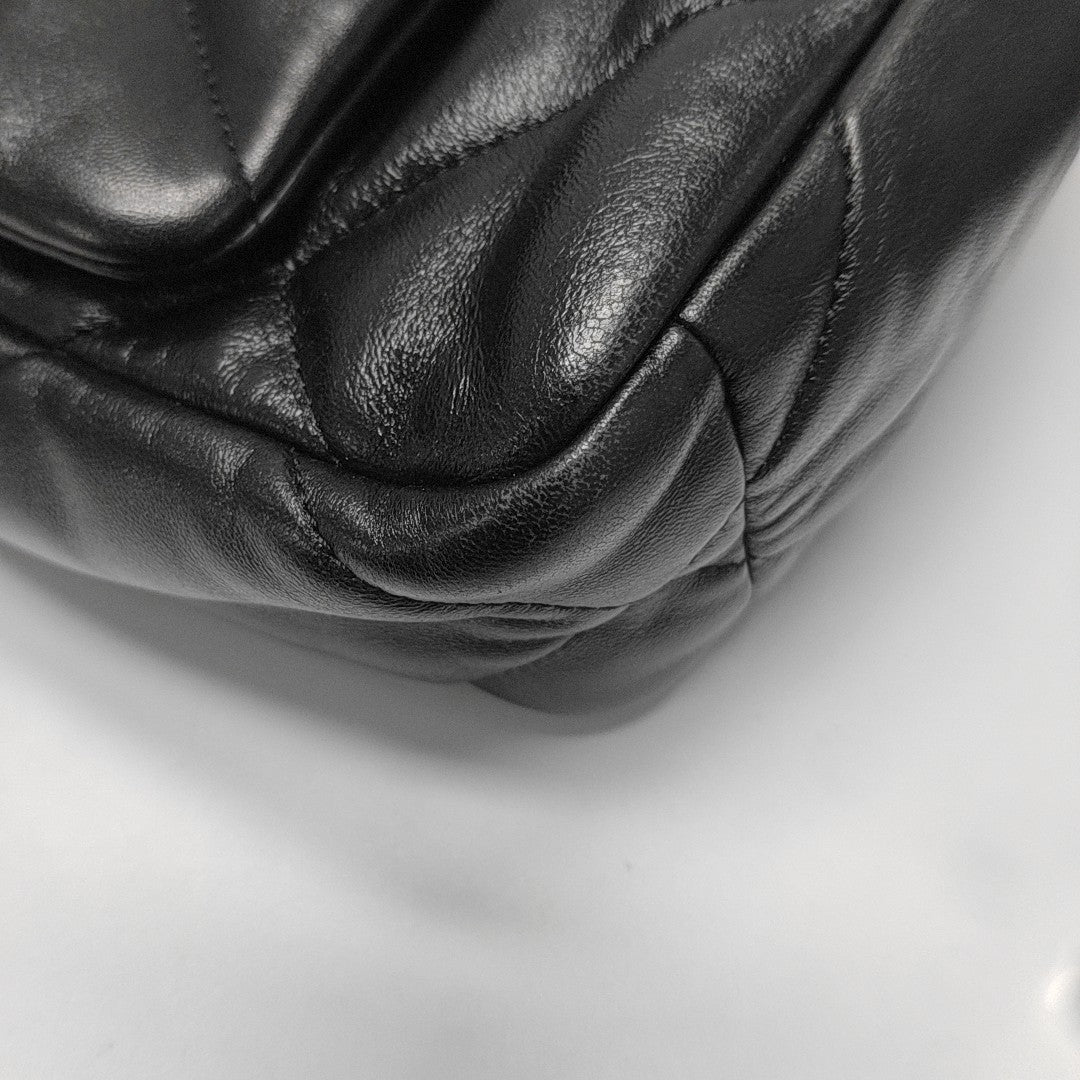 CHANEL 19 Small Quilted Lambskin Black