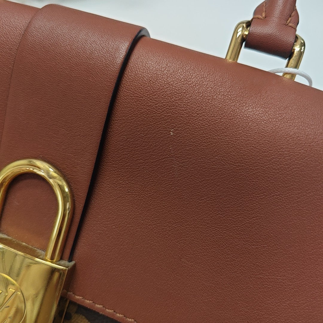 LOCKY BB Monogram Coated Canvas Brown