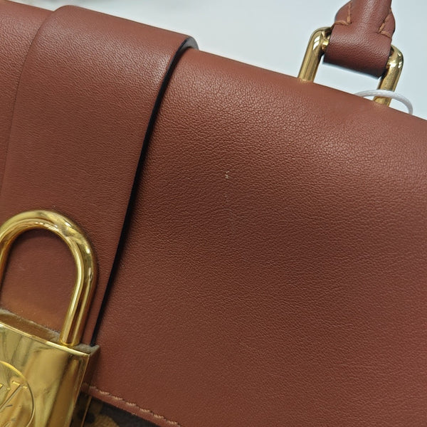 LOCKY BB Monogram Coated Canvas Brown
