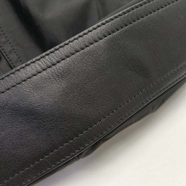Nylon Top Handle Bag Black