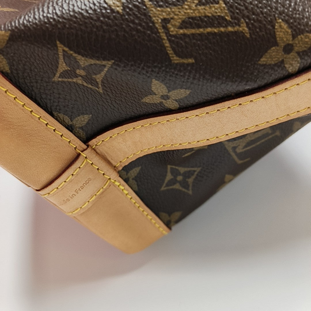 NOÉ BB Monogram Coated Canvas Brown