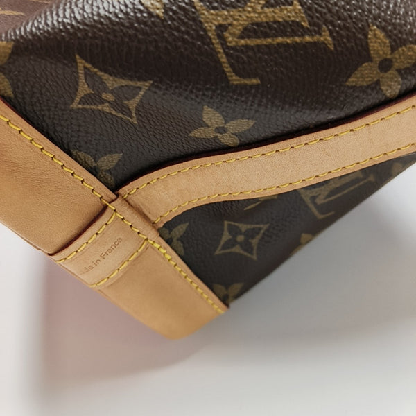 NOÉ BB Monogram Coated Canvas Brown