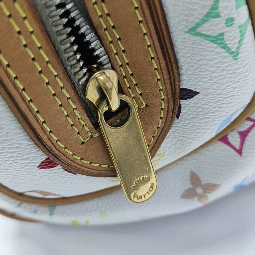 LV × TM PRISCILLA Monogram Coated Canvas White