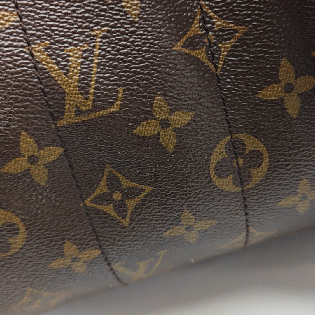 PALM SPRINGS MM Monogram Coated Canvas Brown