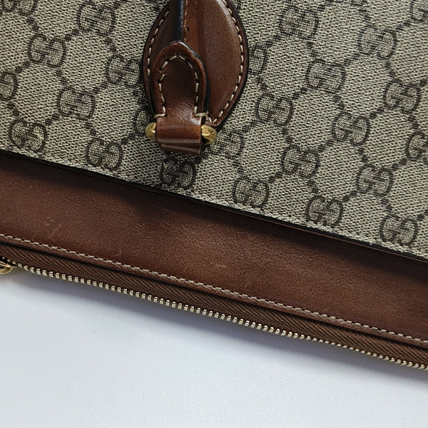 GG Blooms Monogram Coated Canvas Beige