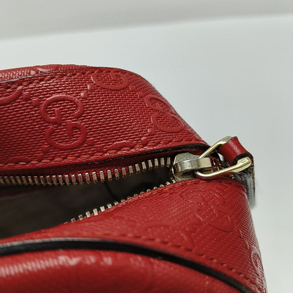 Microguccissima Calfskin Red