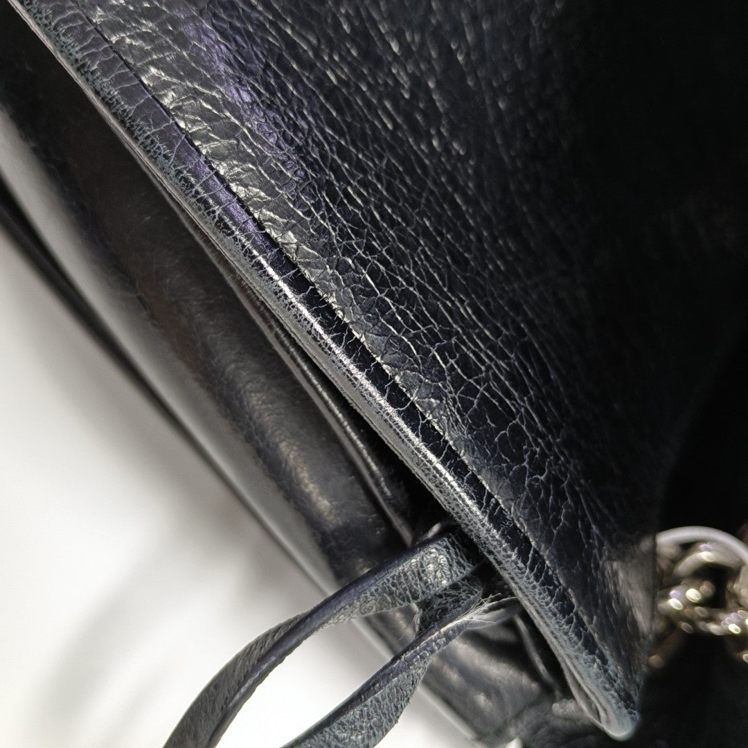 Calfskin Shoulder Bag Black