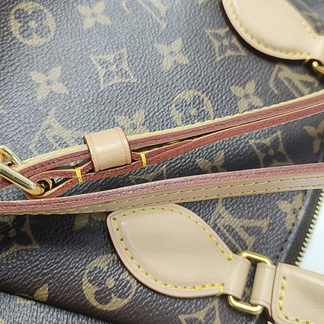 RIVOLI BB Monogram Coated Canvas Brown