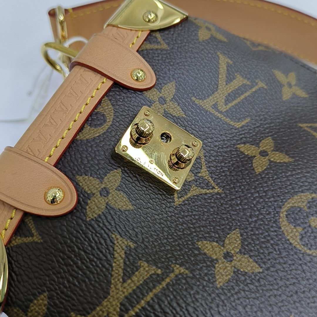 SIDE TRUNK PM Monogram Coated Canvas Brown