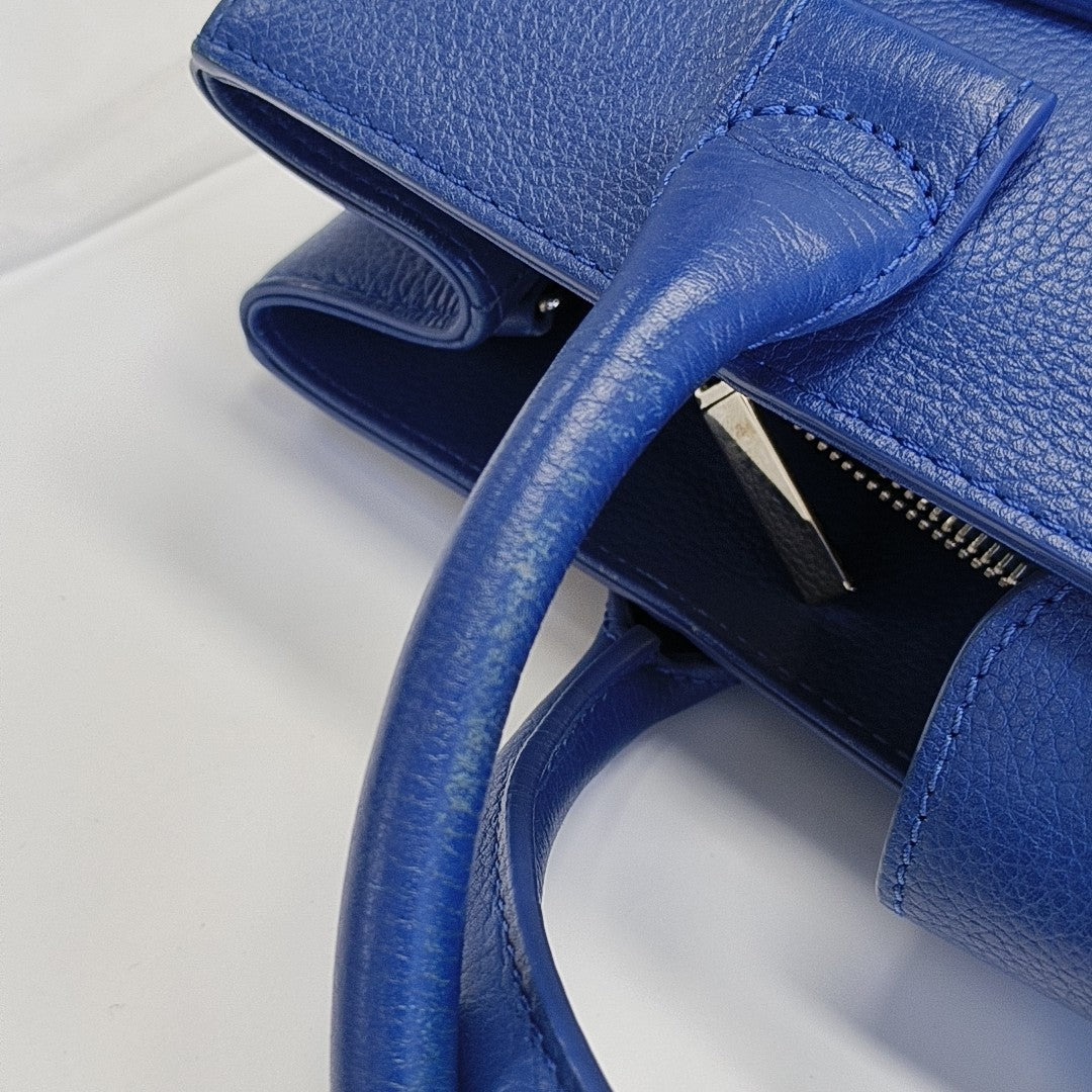 CERF Grained Calfskin Blue