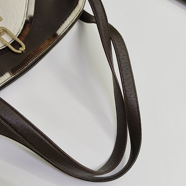 Horsehair Shoulder Bag Multicolor