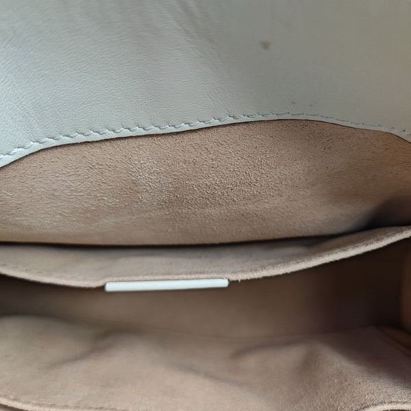 Padlock Small Monogram Coated Canvas Beige