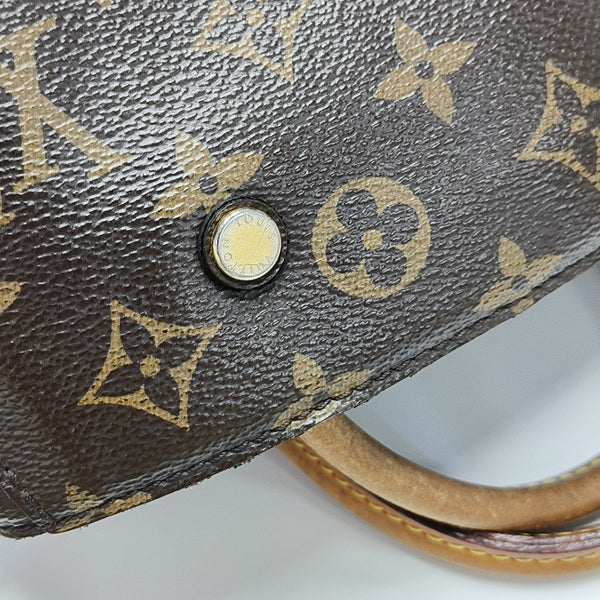 MONTAIGNE BB Monogram Coated Canvas Brown