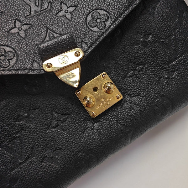 MÉTIS MM Monogram Calfskin Black