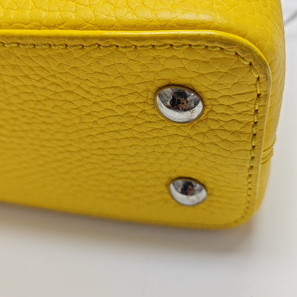 CAPUCINES Mini Calfskin Yellow