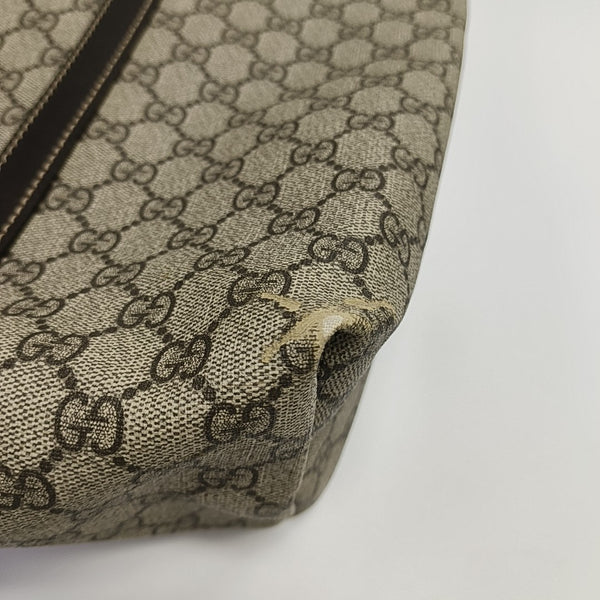 Monogram Coated Canvas Tote Bag Beige