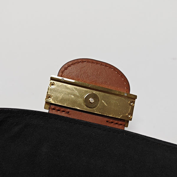DAUPHINE MM Monogram Coated Canvas Brown