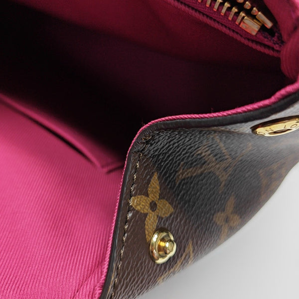 CLUNY PM Monogram Coated Canvas Brown