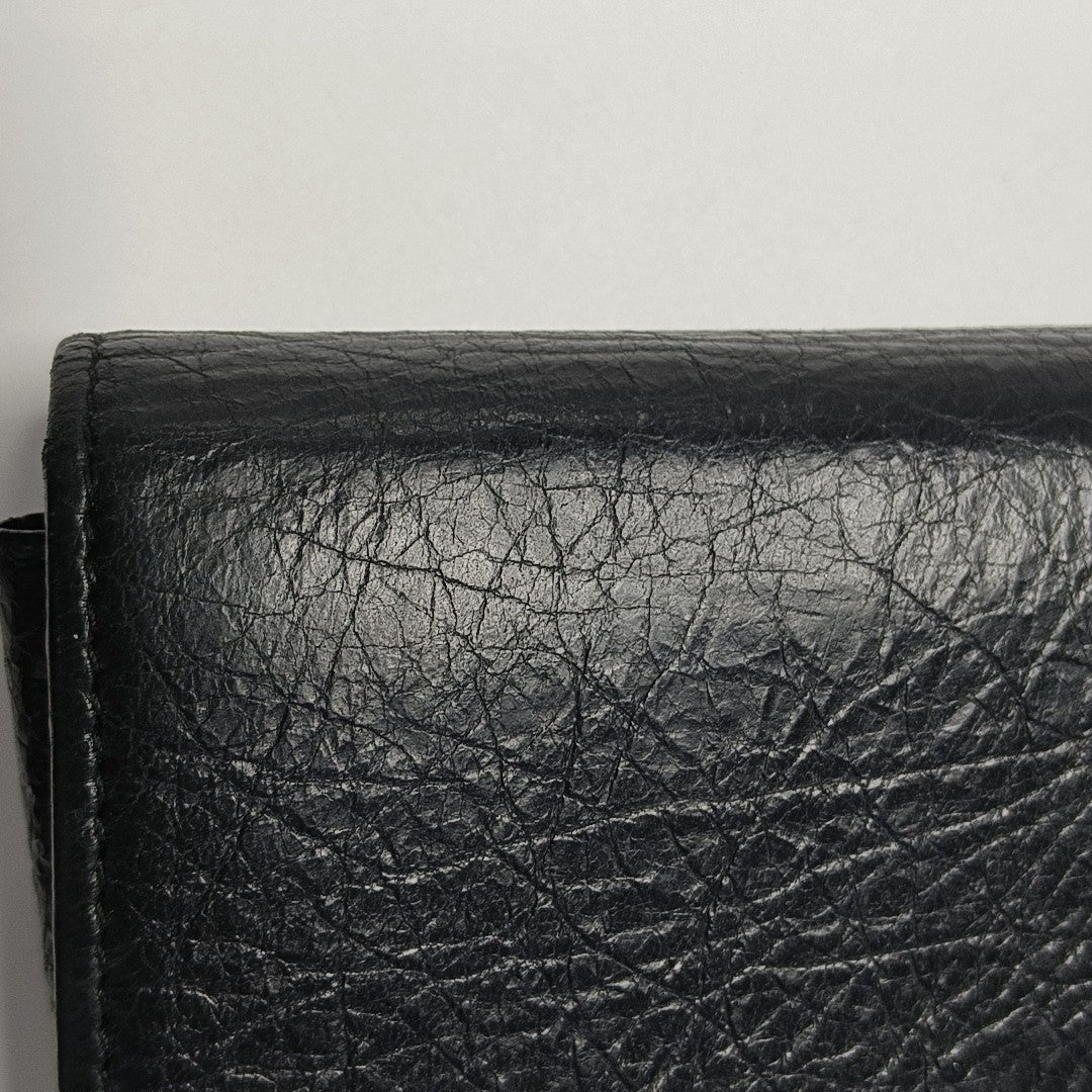 Classic City Lambskin Black Wallet