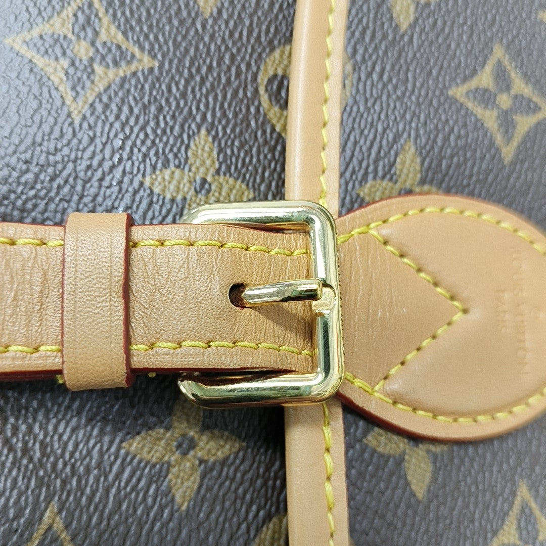DIANE Monogram Coated Canvas Brown