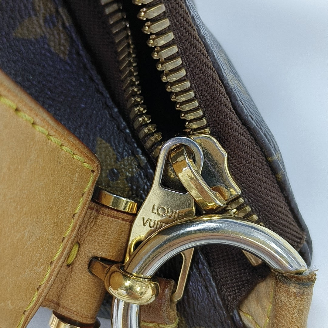 VINTAGE SULLY PM Monogram Coated Canvas Brown