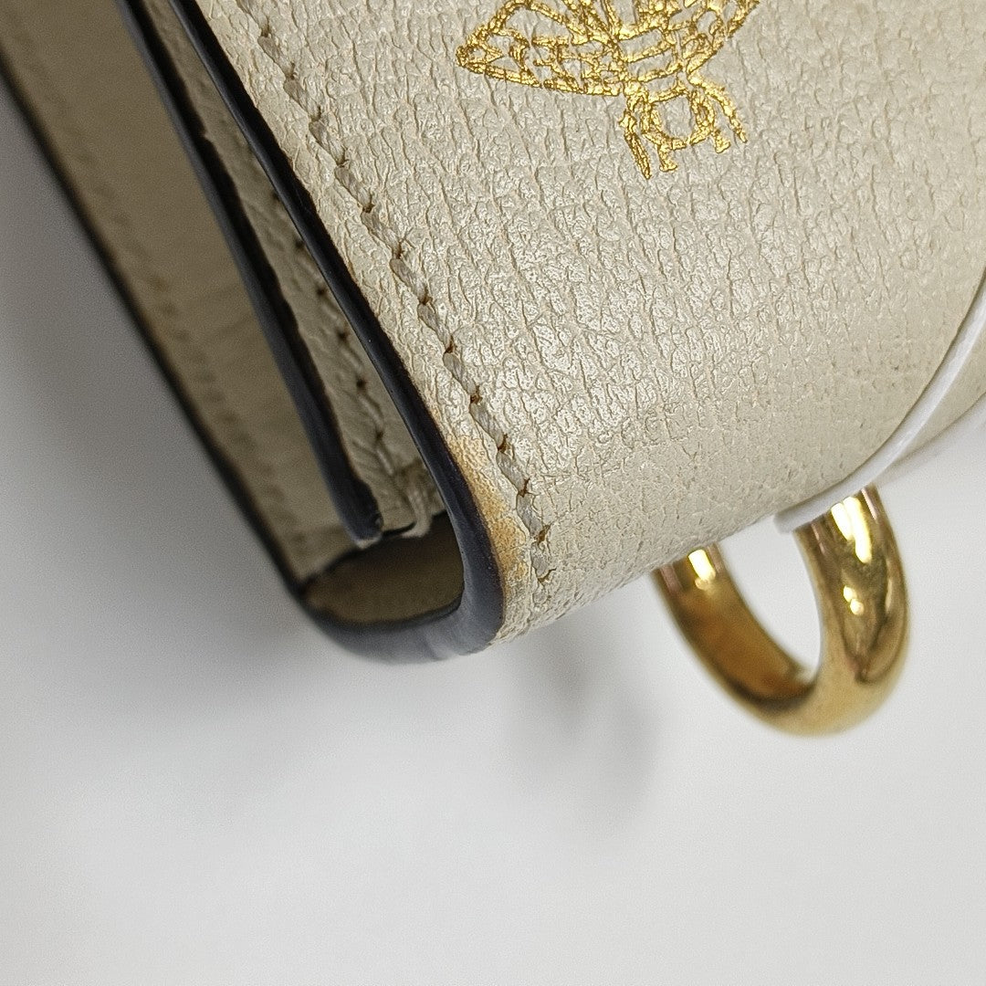Sylvie Small Calfskin White