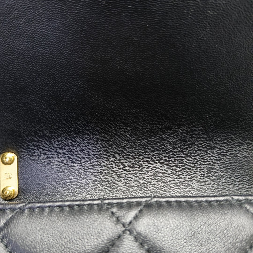 CLASSIC FLAP Mini Quilted Lambskin Black