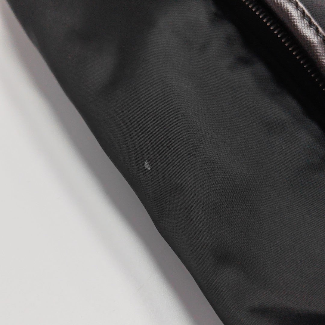 Nylon Shoulder Bag Black