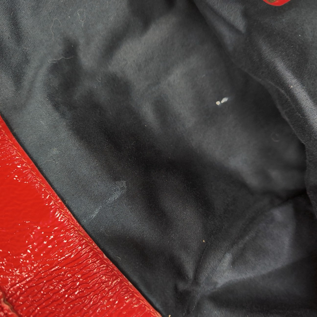 Calfskin Top Handle Bag Red