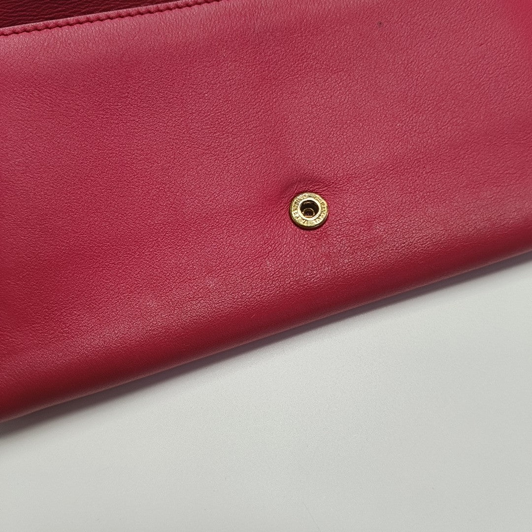 Rockstud Calfskin Red