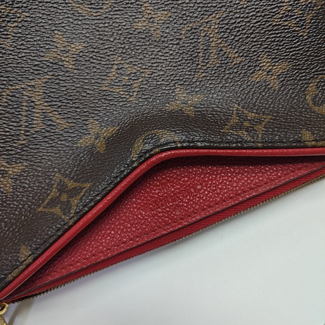 PALLAS BB Monogram Coated Canvas Brown