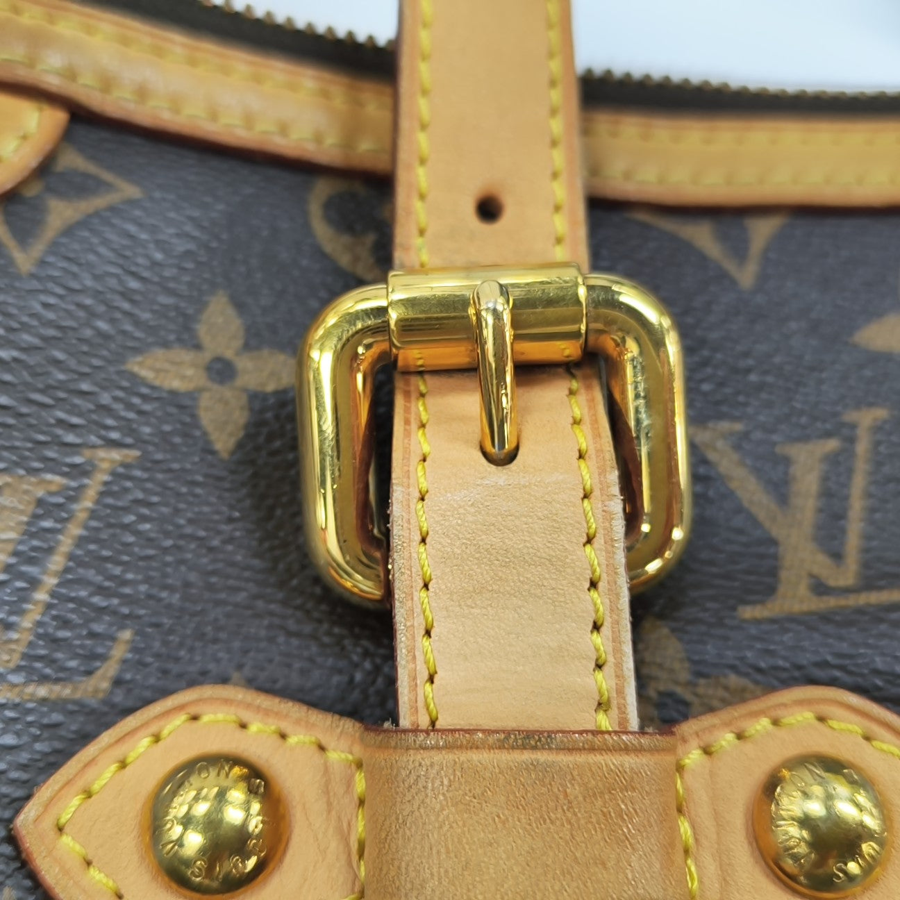 PALERMO GM Monogram Coated Canvas Brown