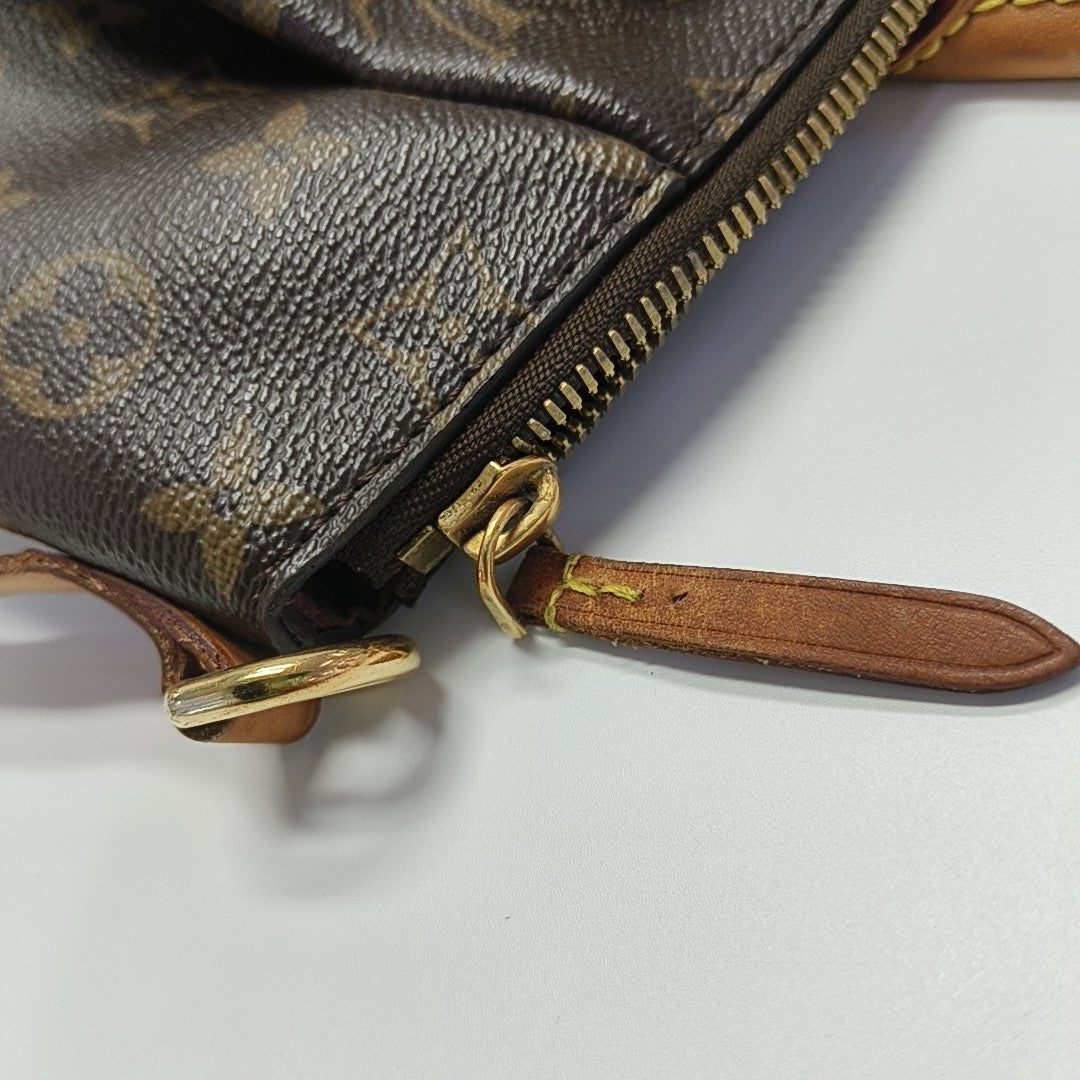 TURENNE Monogram Coated Canvas Brown