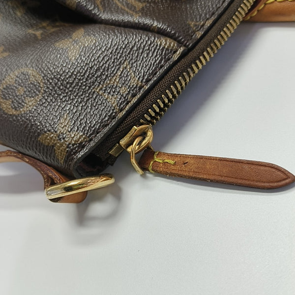TURENNE Monogram Coated Canvas Brown