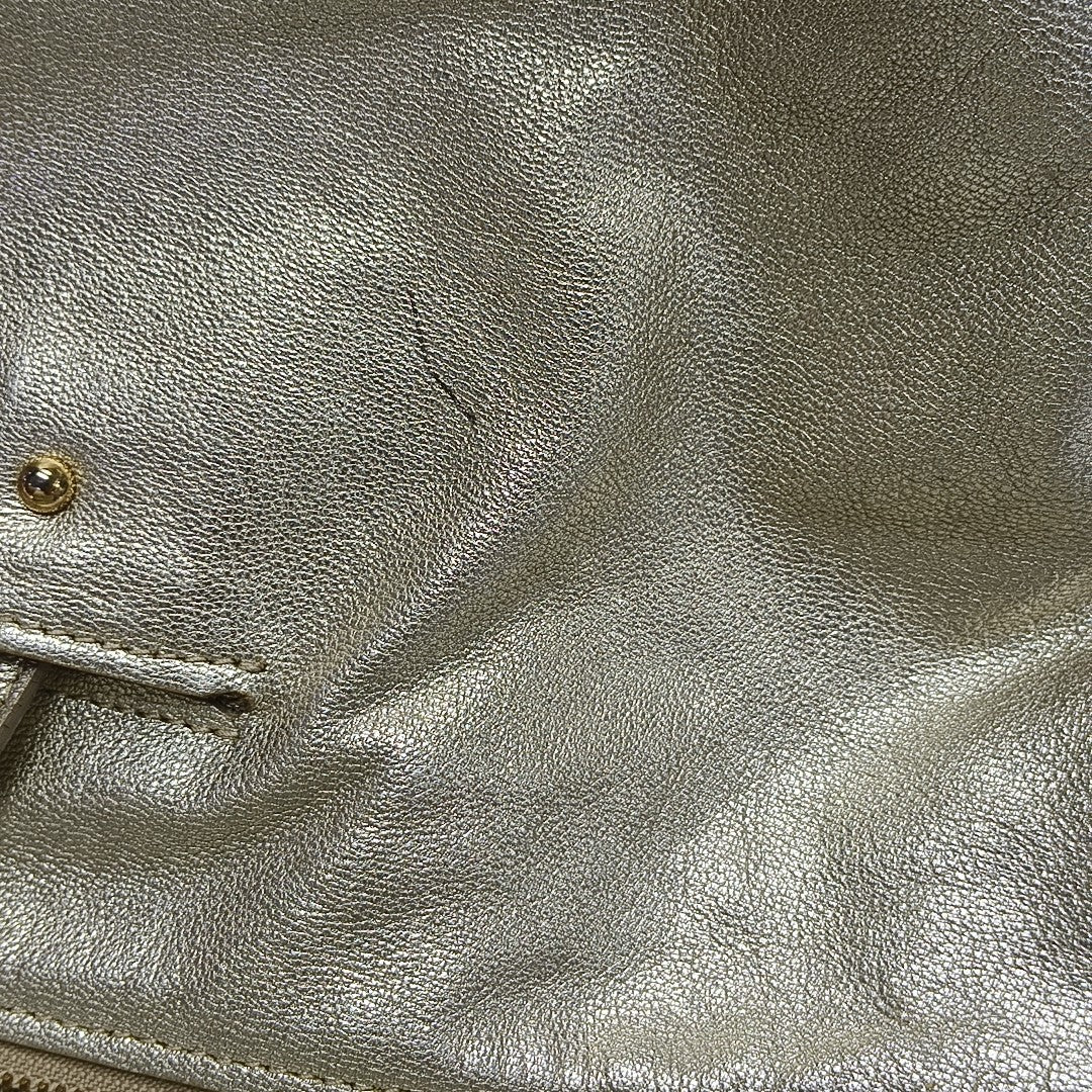 Calfskin Shoulder Bag Beige