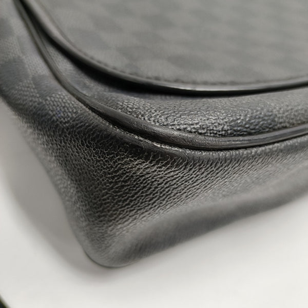 DANIEL Damier Graphite Coated Canvas Gray