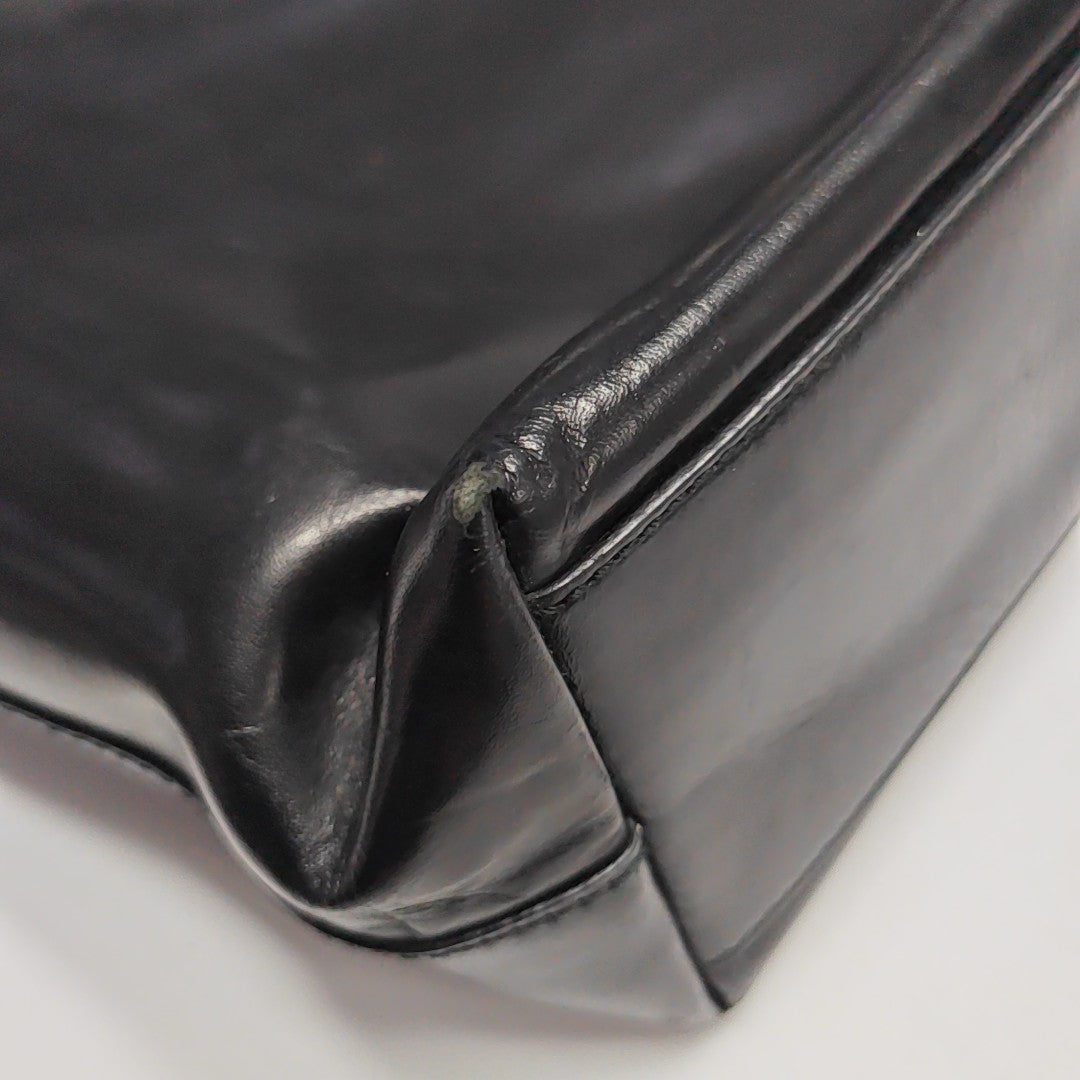 Calfskin Tote Bag Black