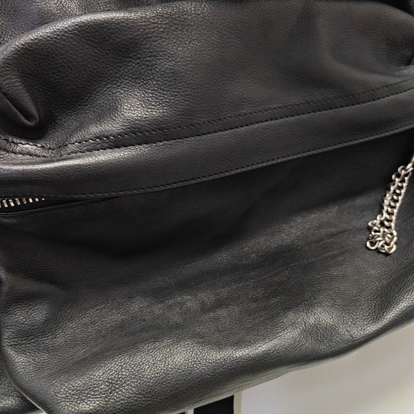 Calfskin Backpack Medium Black