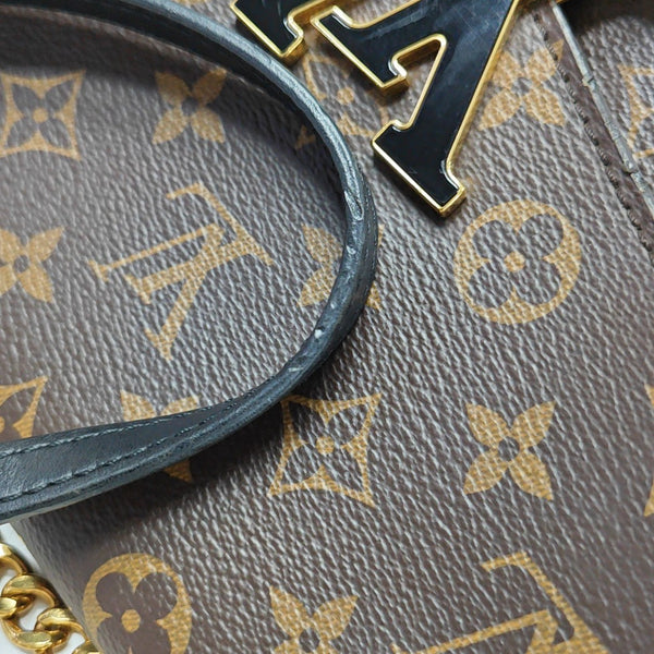 PASSY Monogram Coated Canvas Brown