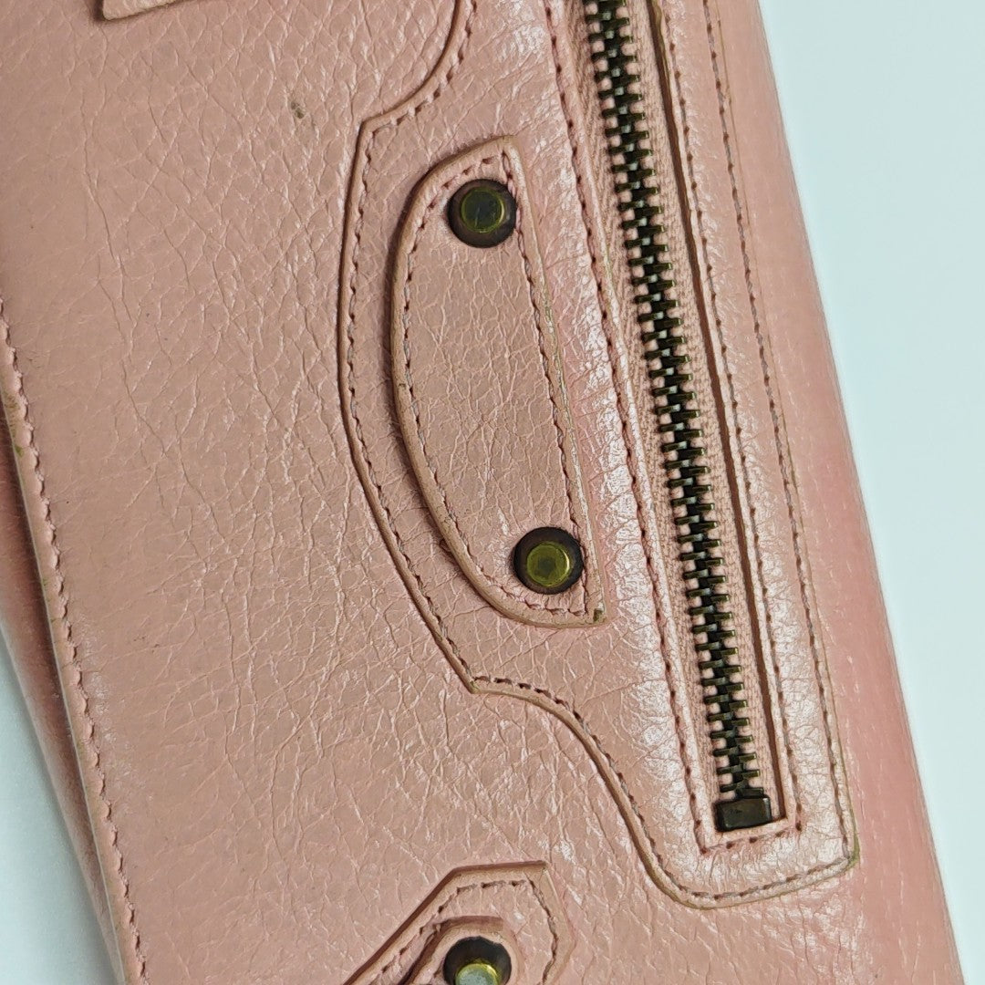 Classic City Lambskin Pink Wallet