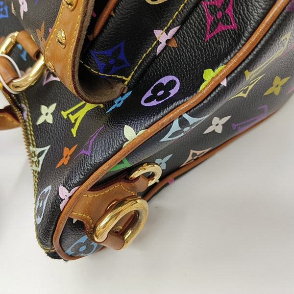 LV × TM RITA Monogram Coated Canvas Black