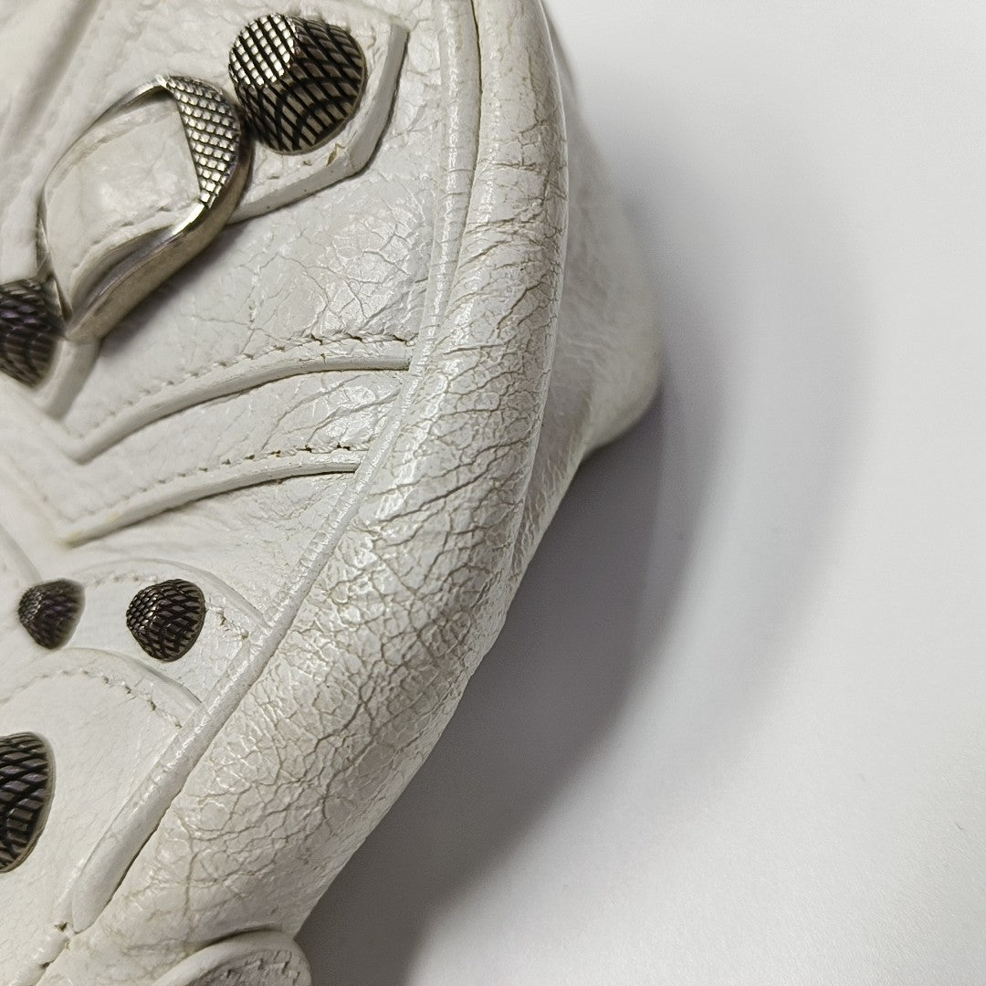 Le Cagole Mini Lambskin White
